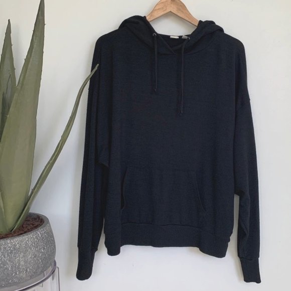 Gap Softspun Hoodie Large Black - Picture 4 of 6
